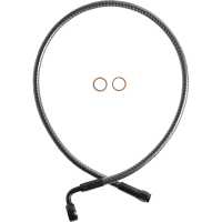 (image for) KarbonFibr Upper Brake Line, 26", 12mm/90° Banjo