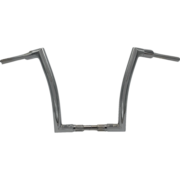 (image for) FAT BAGGERS INC EZ Install Flat Top Handlebar - Chrome, 14” Rise