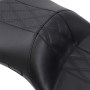 (image for) Le Pera Maverick DL Black HR Inlay Perforated Double Diamond Seat