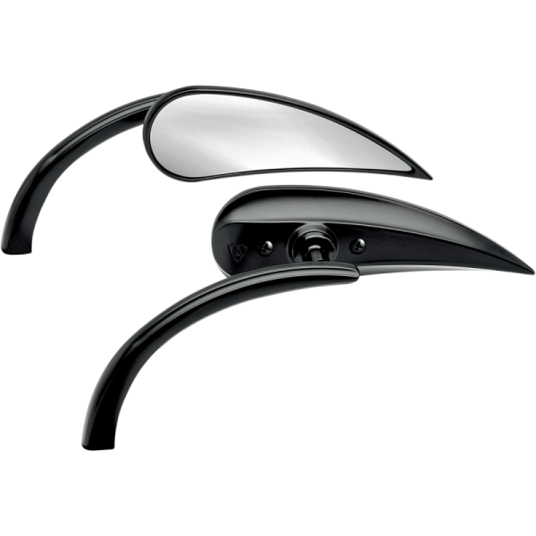 (image for) Arlen Ness Micro Mirror Rad II Teardrop Left Black