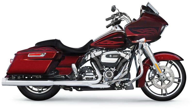 (image for) Rinehart Racing 4" Chrome with Chrome End Caps