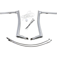 (image for) Fat Baggers Pointed Top EZ Install Handlebar 14" Chrome