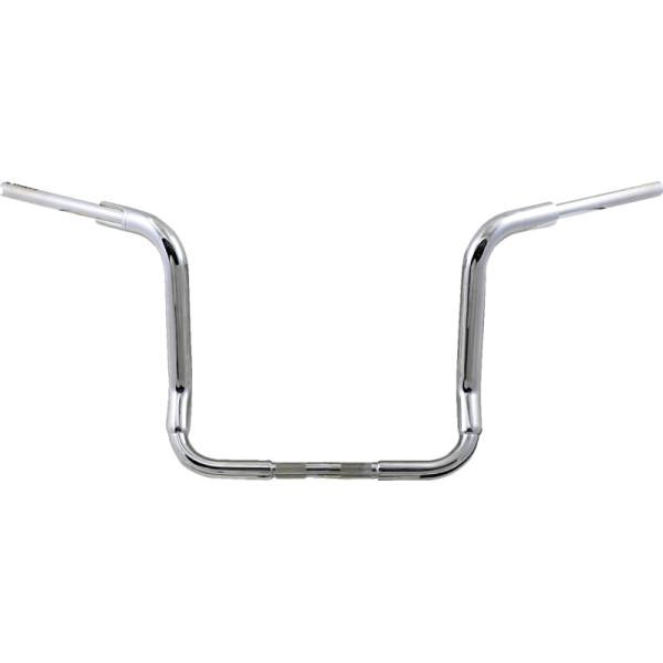 (image for) FAT BAGGERS INC EZ Install Round Top Handlebar - Chrome, 14” Rise