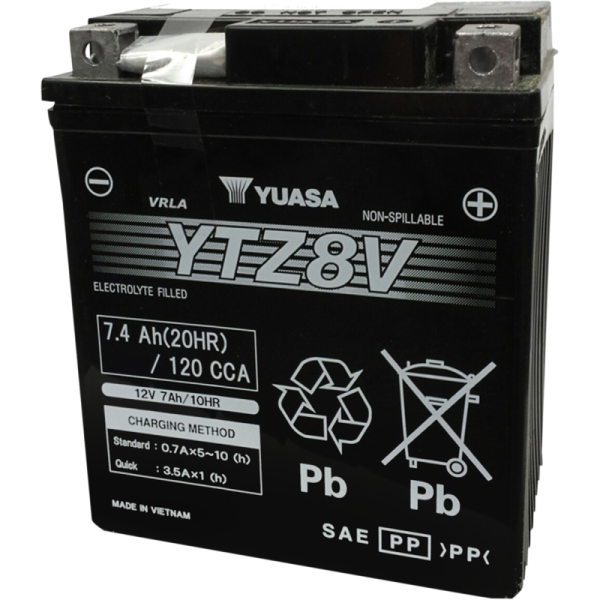 (image for) Yuasa High-Performance Factory-Activated AGM Maintenance-Free Battery 2113-0492 for YAMAHA MT-03 20-22