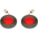 (image for) ProBeam Flat Bezel LED Turn Signal Inserts, Gloss Black Rear