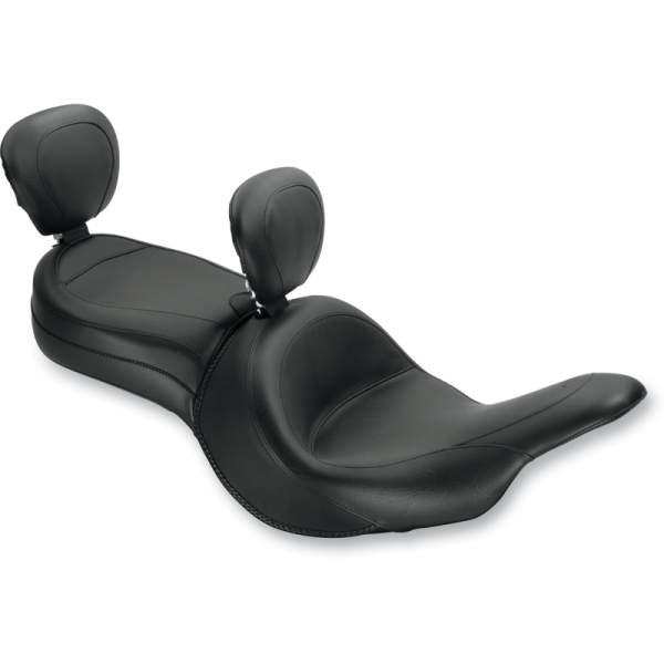(image for) MUSTANG Studded Wide Touring Seat with Driver Backrest