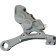(image for) Rear Caliper/Bracket, Chrome