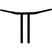(image for) Buffalo Bars 14” T-Bar (Straight Risers) - Gloss Black