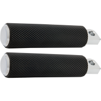 (image for) Knurled Male Mount Footpegs, Chrome