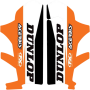 (image for) Factory Effex Sponsor Logo Lower Fork Guard Graphics - KTM EXC/SX/XC 15-22