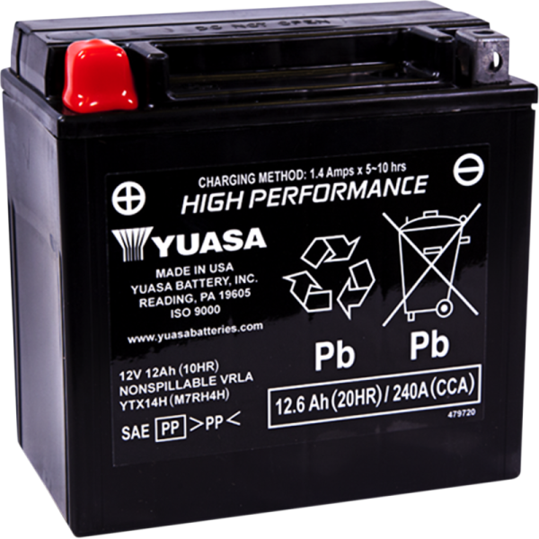 (image for) Yuasa High-Performance Factory-Activated AGM Battery 2113-0106