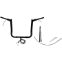 (image for) EZ Install Handlebar Kit Gloss Black 14" Rise