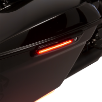 (image for) LED Hinge Covers - Red/Gloss Black