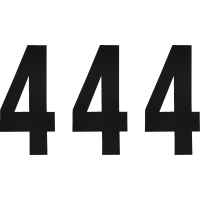 (image for) Standard Numbers - 6" Black - No. 4