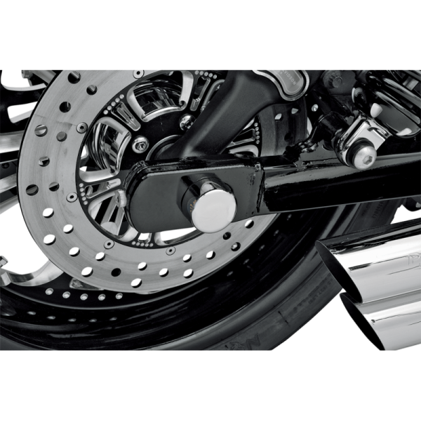 (image for) Drag Specialties Axle Caps Rear Chrome