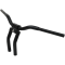 (image for) Black 1 1/4" Kage Fighter T-Bars, 11" End Rise