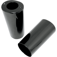 (image for) Fork Slider Covers - Gloss Black, Stock Length