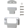 (image for) Digital Gauge Mount - Chrome
