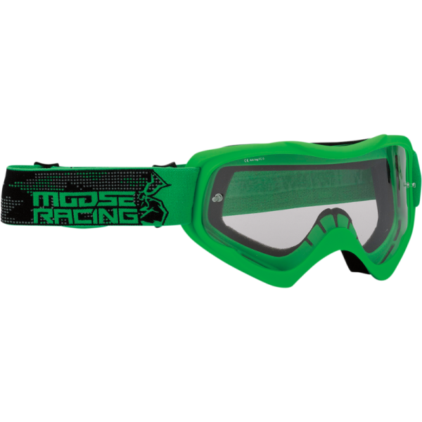 (image for) MOOSE RACING SOFTGOODS Moose Offroad Qualifier Agroid Goggle, Green