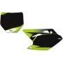 (image for) Pre-Cut Graphic Number Plate Kit - Kawasaki KX250F 17-20, KX450F 16-18 - Black