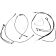 (image for) Black Pearl Designer DOT Handlebar Installation Kit, 12"-14" Apes