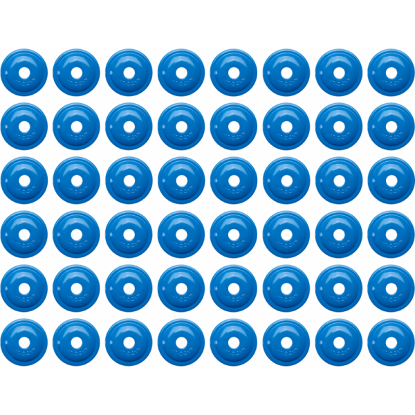 (image for) WOODYS Round Digger Support Plate, Blue (48 Pk.)