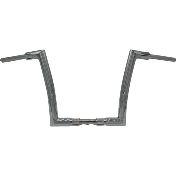 (image for) FAT BAGGERS INC EZ Install Flat Top Handlebar - Chrome, 12” Rise