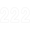 (image for) Pro Numbers - 7" White - No. 2