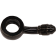 (image for) Magnum Universal Brake Line Fitting, Black, 7/16" banjo x AN-3 35°