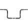 (image for) Gloss Black 1 1/4" Twin Round Handlebars, 10" End Rise