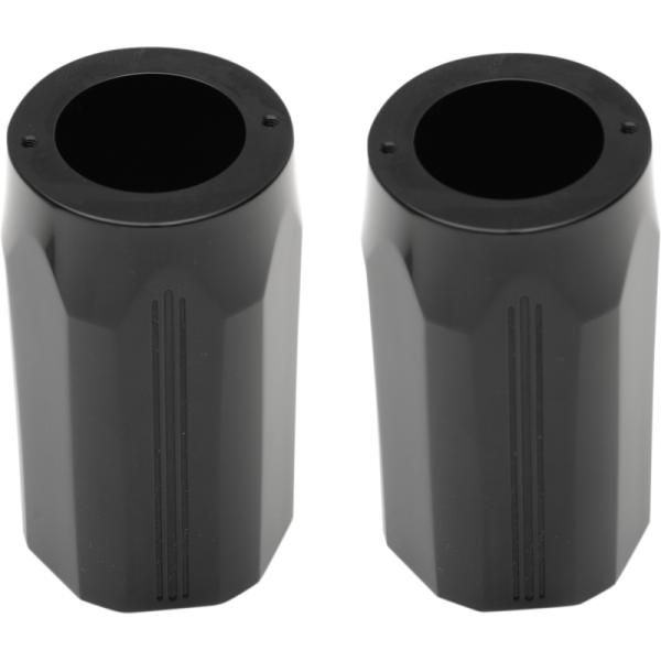 (image for) Performance Machine Fork Slider Covers, Anodized Black
