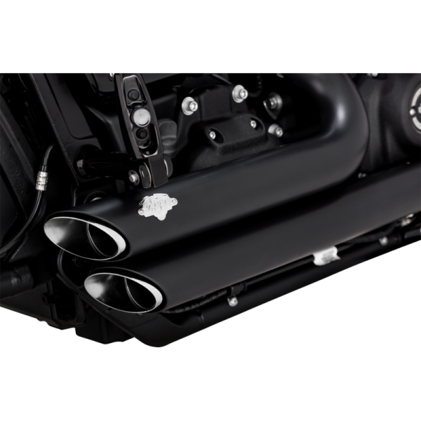(image for) Vance & Hines Shortshots Staggered PCX Exhaust System Matte Black