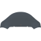 (image for) Pro-Touring Flare Windshield 13.5" Dark Smoke