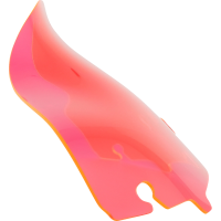 (image for) Ice Kolor Flare Windshield 6.5" Pink