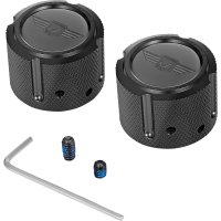 (image for) Axle Nut Cover Black w/ Figurati Designs