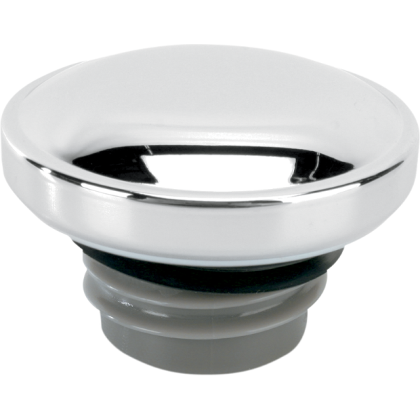(image for) Drag Specialties Locking Skull Gas Cap Chrome Vented