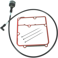 (image for) Oil Tank Breather Kit, Black