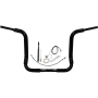 (image for) Fat Baggers Round Top EZ Install Handlebar 14" Gloss Black