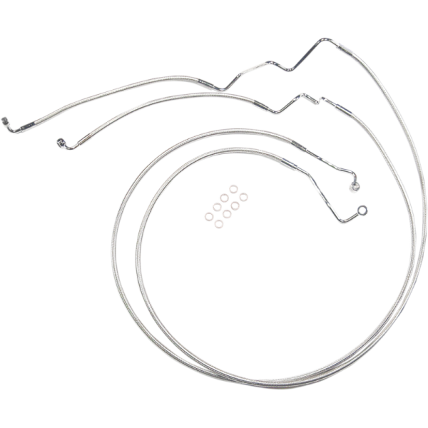 (image for) MAGNUM Designer Series Lower Front Brake Line (Sterling Chromite)