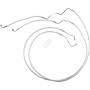 (image for) Designer Series Lower Front Brake Line (Sterling Chromite)