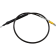 (image for) LA Choppers Midnight Braided Clutch Cable for 18-24 Softail w/ ABS (15-17in.)