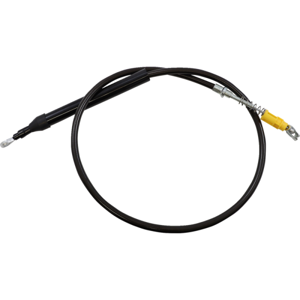 (image for) LA Choppers Midnight Braided Clutch Cable for 18-24 Softail w/ ABS (15-17in.)