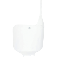 (image for) UFO Front Number Plate - White