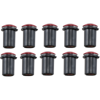 (image for) Round Windscreen Screw Kit - Red