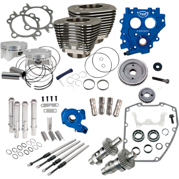 (image for) S&S CYCLE S&S 100" Power Package - Black, Gear Drive