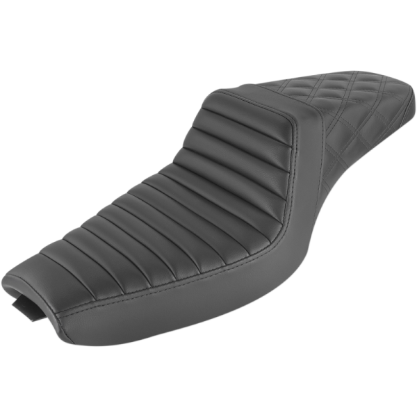 (image for) Saddlemen Step-Up™ Seat - Black, Front TR, rear LS