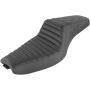 (image for) Saddlemen Step-Up™ Seat - Black, Front TR, rear LS