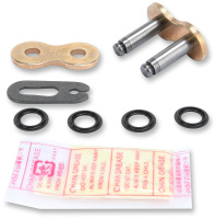 (image for) D.I.D 525VX Professional X-Ring Chain - Clip Connecting Link, Gold