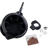 (image for) Universal Basket Holder for 1" Bars (Gloss Black)