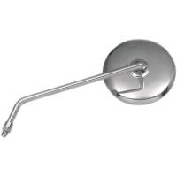 (image for) Round Honda CB-Style Mirror (10 mm thread; left side, 10" Stem)
